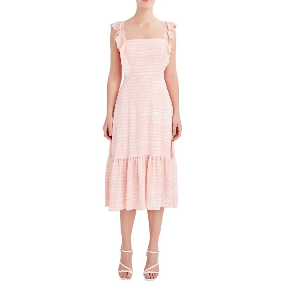 BCBG Paris Ruffle midi dress Women’s size x small